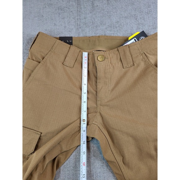 *NWT* Under Armour Pants Women 6 Brown Cargo Tactical Patrol Ripstop Loose Storm - Picture 6 of 9